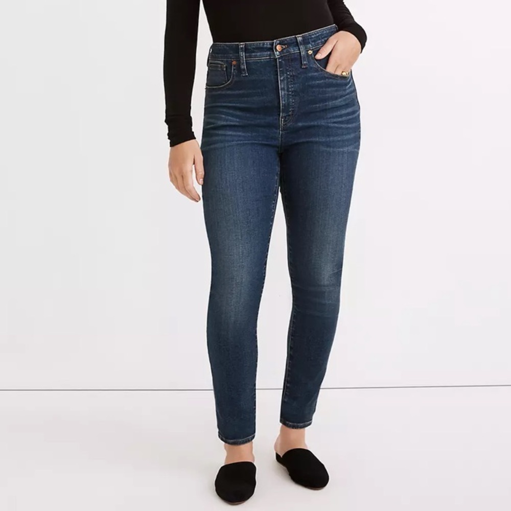 Madewell Curvy High-Rise Skinny Jeans in Lanette Wash